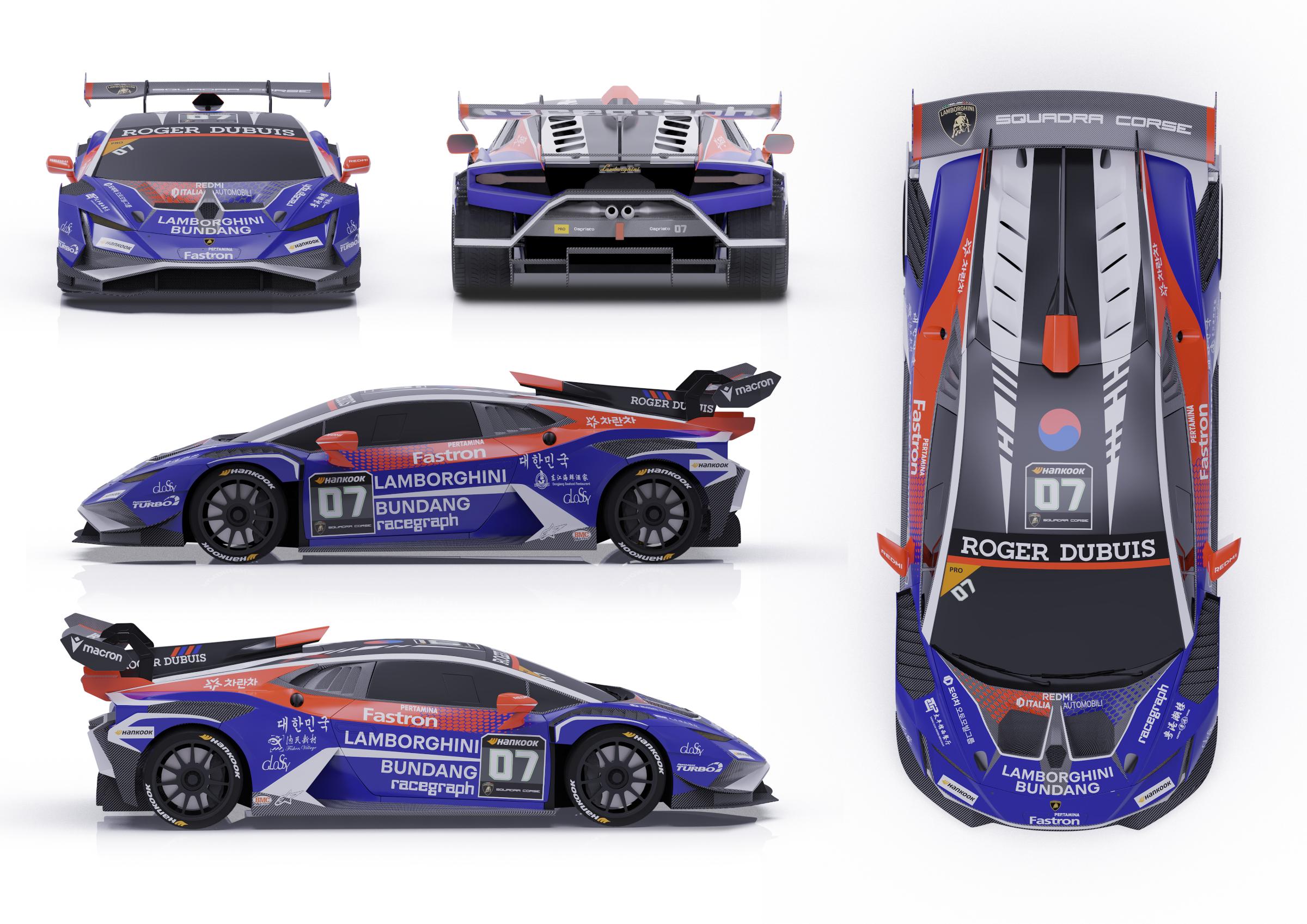 Preview of Racegraph - Lamborghini supertrofeo AISIA 2025 Livery by Yongjae Lee2