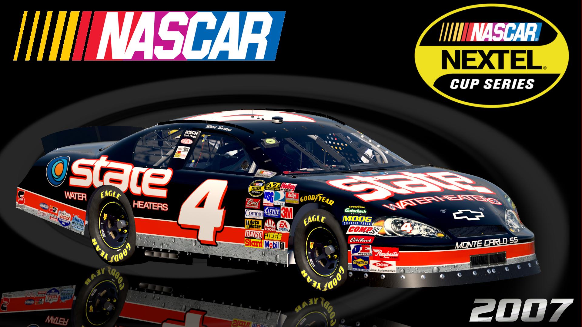 Preview of #4 Ward Burton 2007 State Water Heaters Chevrolet Monte Carlo SS by Christian Budd