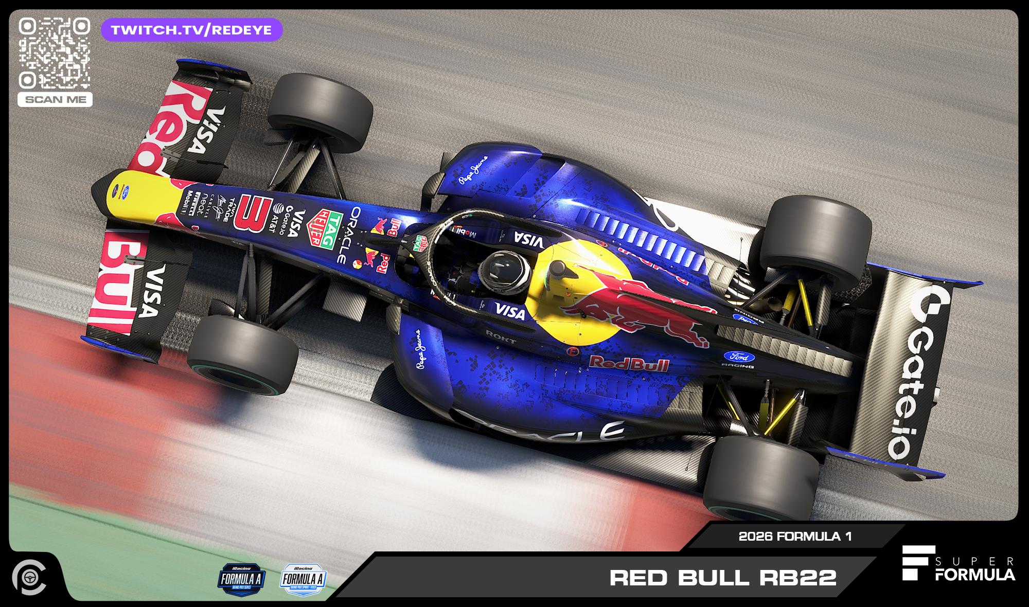 Preview of 2026 Red Bull RB22 for SF23 by Paul R Chaloner