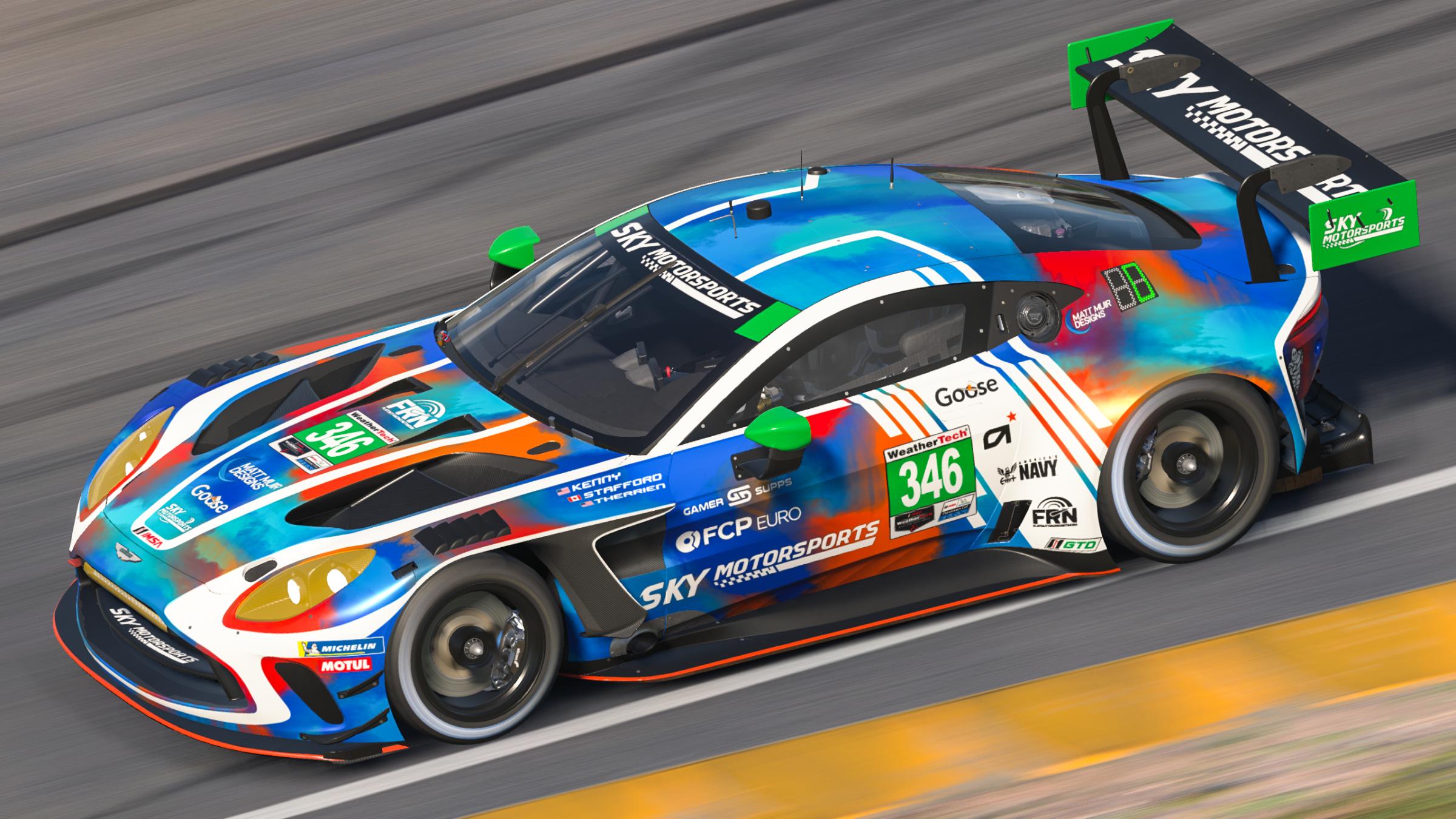 Preview of Sky Motorsports 2026 Daytona 24 Aston Martin by Matt Muir