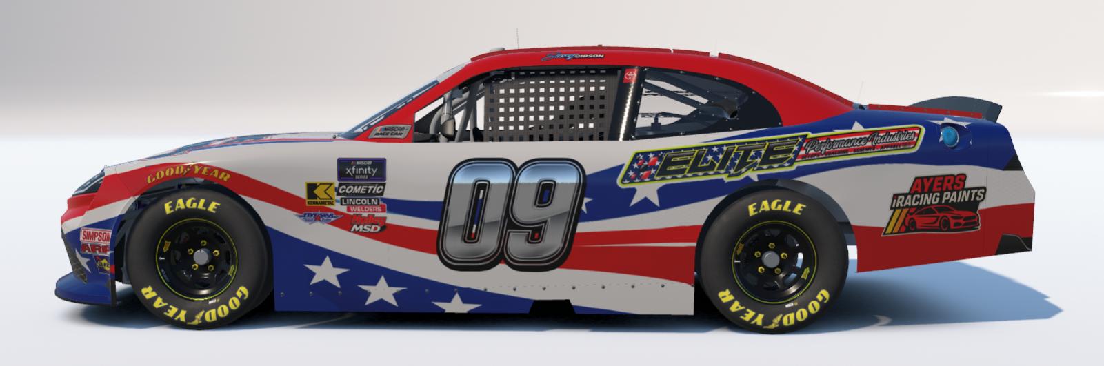 Preview of Jasey Gibson Patriotic Xfinity Supra by Steven Ayers Jr