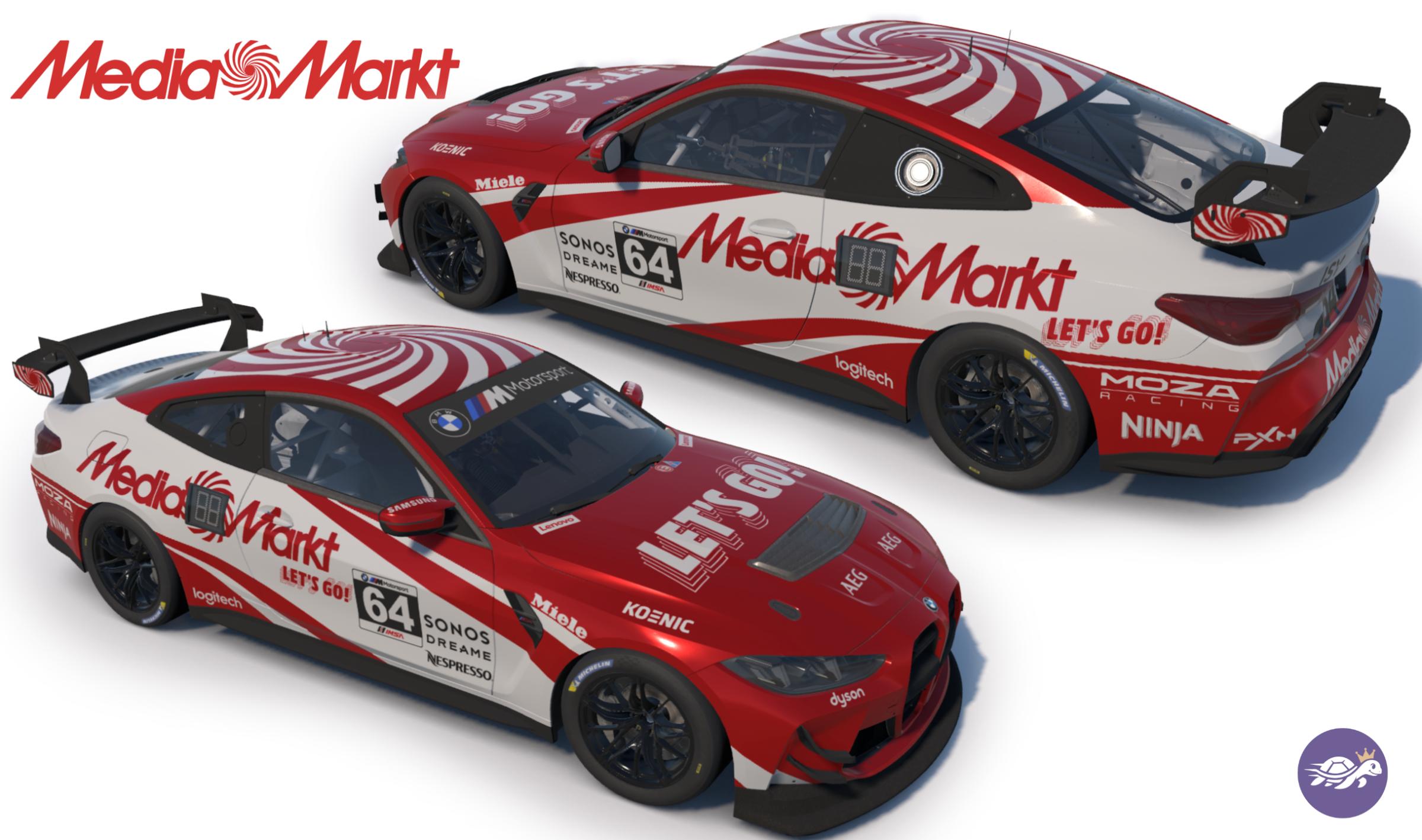 Preview of BMW M4 EVO GT4 - Media Markt by Dennis Van Der Meeren