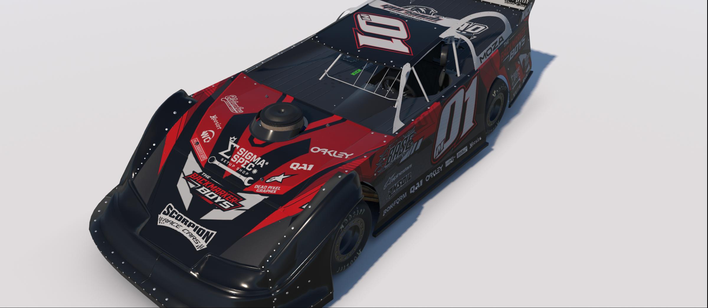 Preview of The Backmarker Boys Bmo #01 Pro Late Model by Bryan D Morris