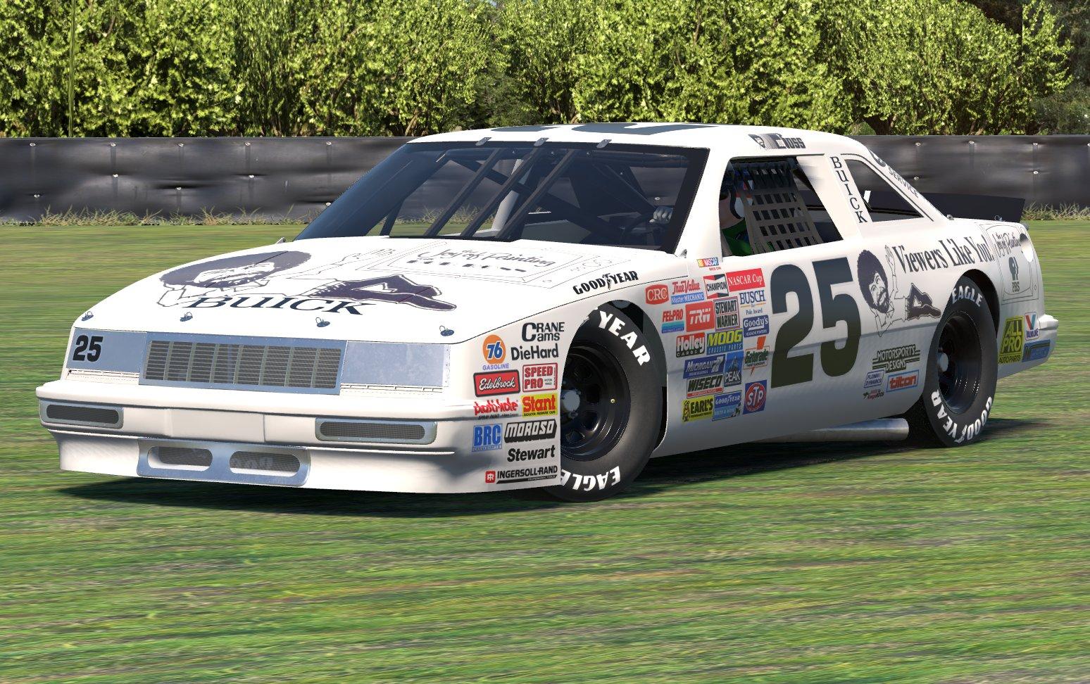 Preview of PBS Bob Ross "Joy Of Painting" Fictional Daytona Entry by Patrick Pieper