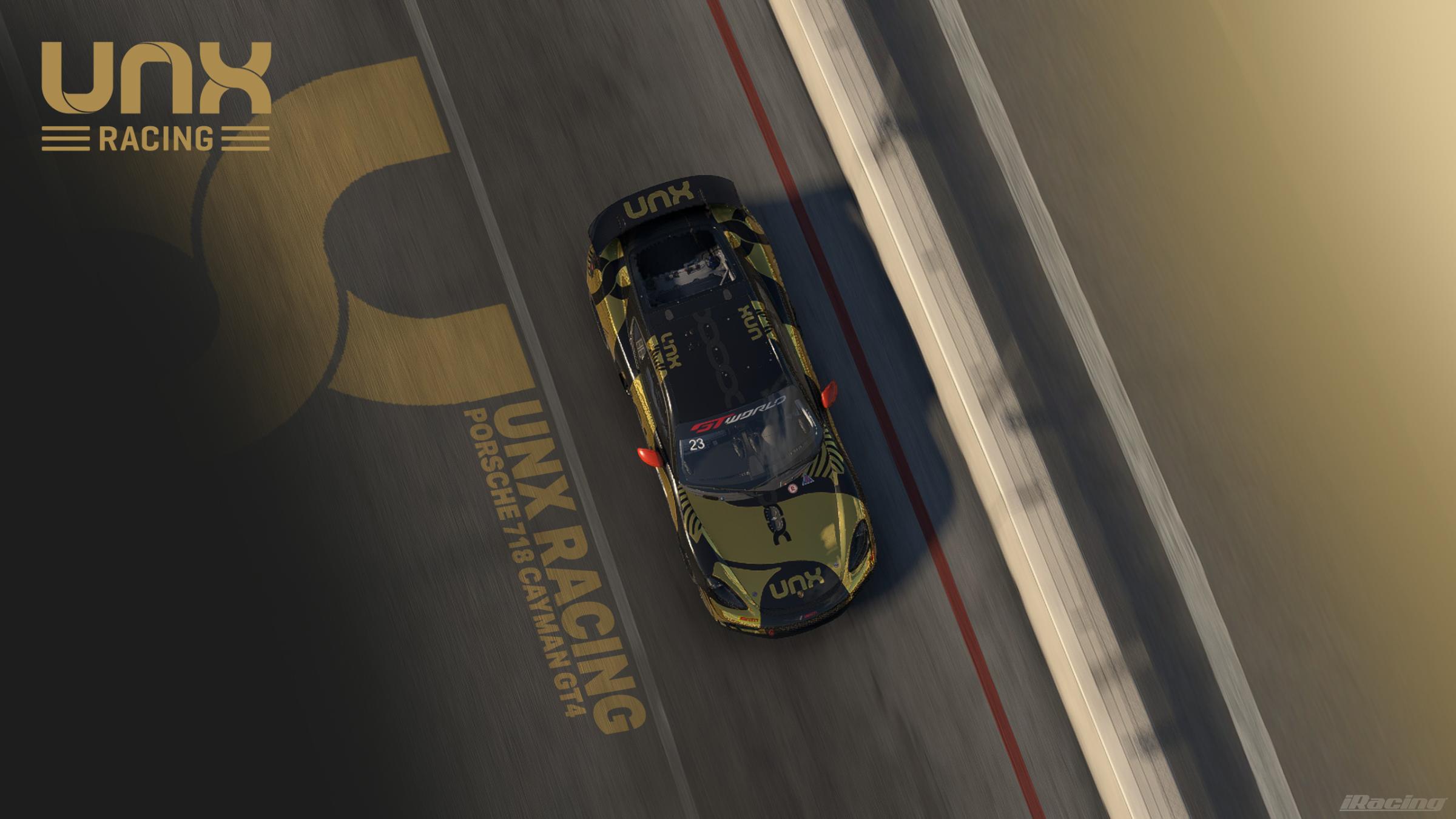 Preview of PORSCHE 718 CAYMAN GT4 - UNX RACING by Pedro Lemonnier