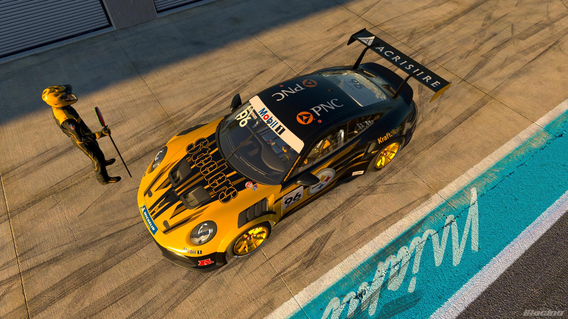 Preview of Pittsburgh Steelers Porsche 911 Cup (992.2) by Cameron A.