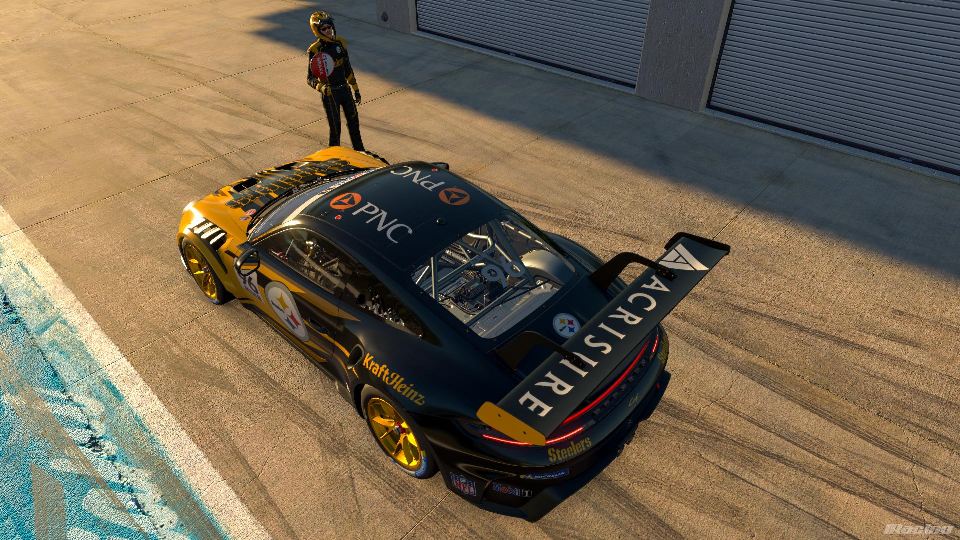 Preview of Pittsburgh Steelers Porsche 911 Cup (992.2) by Cameron A.