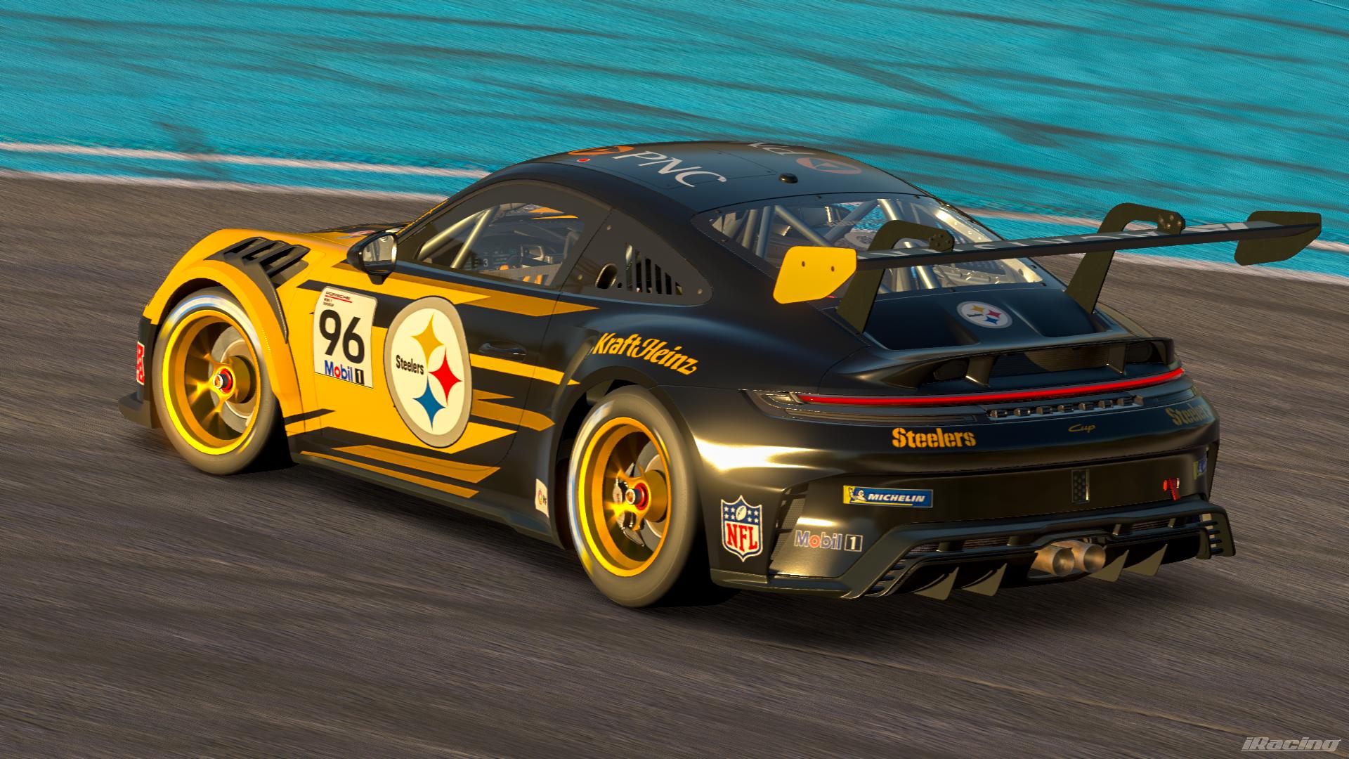 Preview of Pittsburgh Steelers Porsche 911 Cup (992.2) by Cameron A.