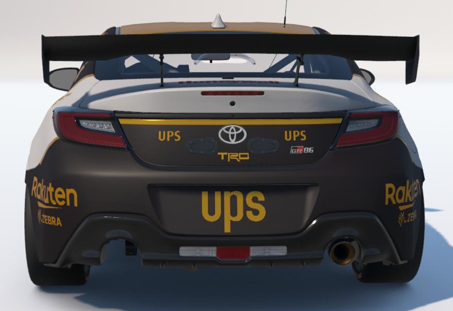 Preview of United Parcel/Worldwide Express Toyota GR86 by Ronald Lawson2