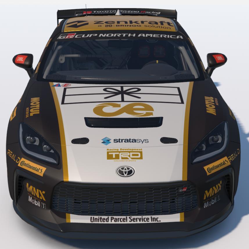 Preview of United Parcel/Worldwide Express Toyota GR86 by Ronald Lawson2