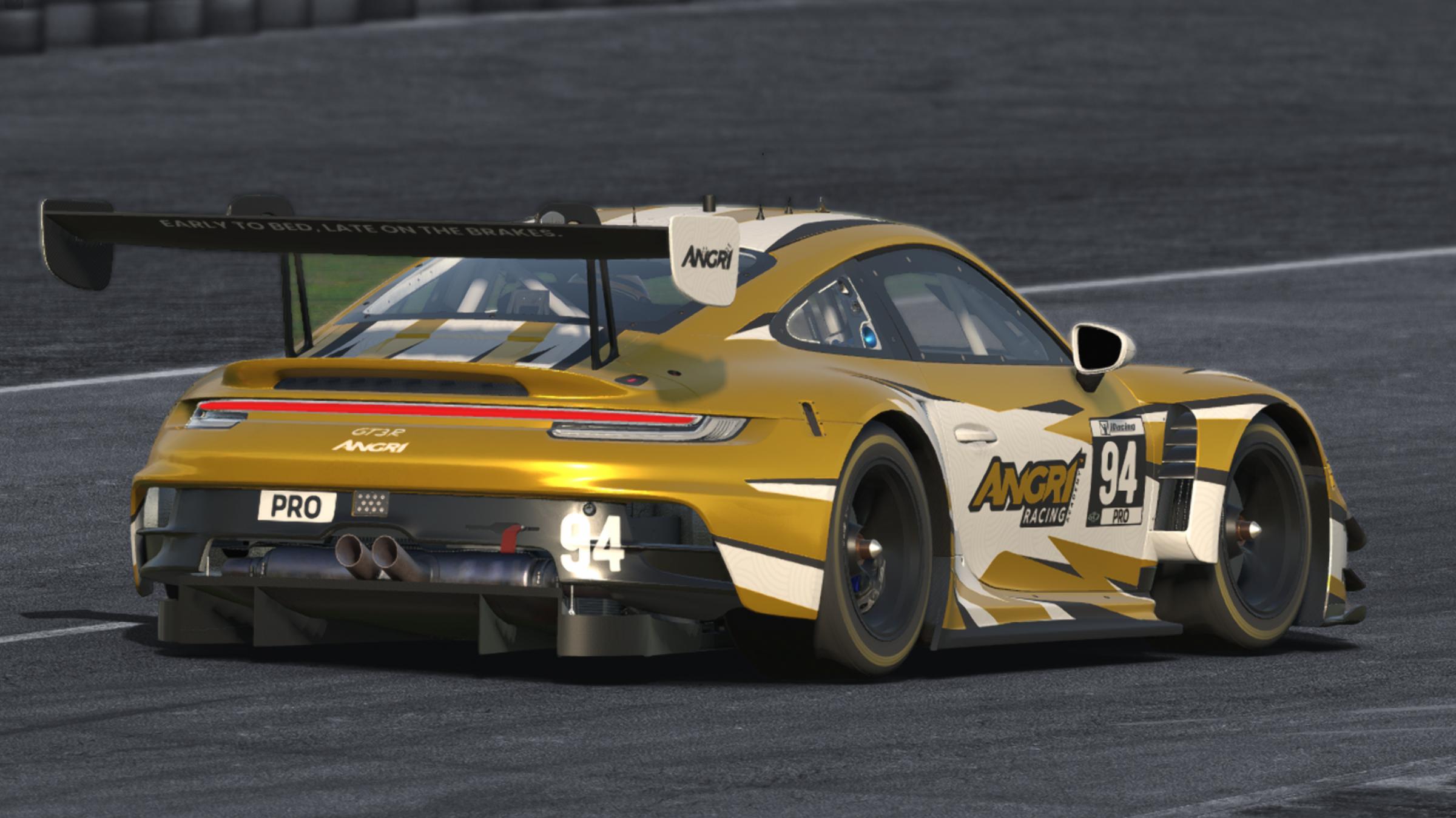 ANGRi Racing Porsche GT3 R (992) by Tate Bishop - Trading Paints