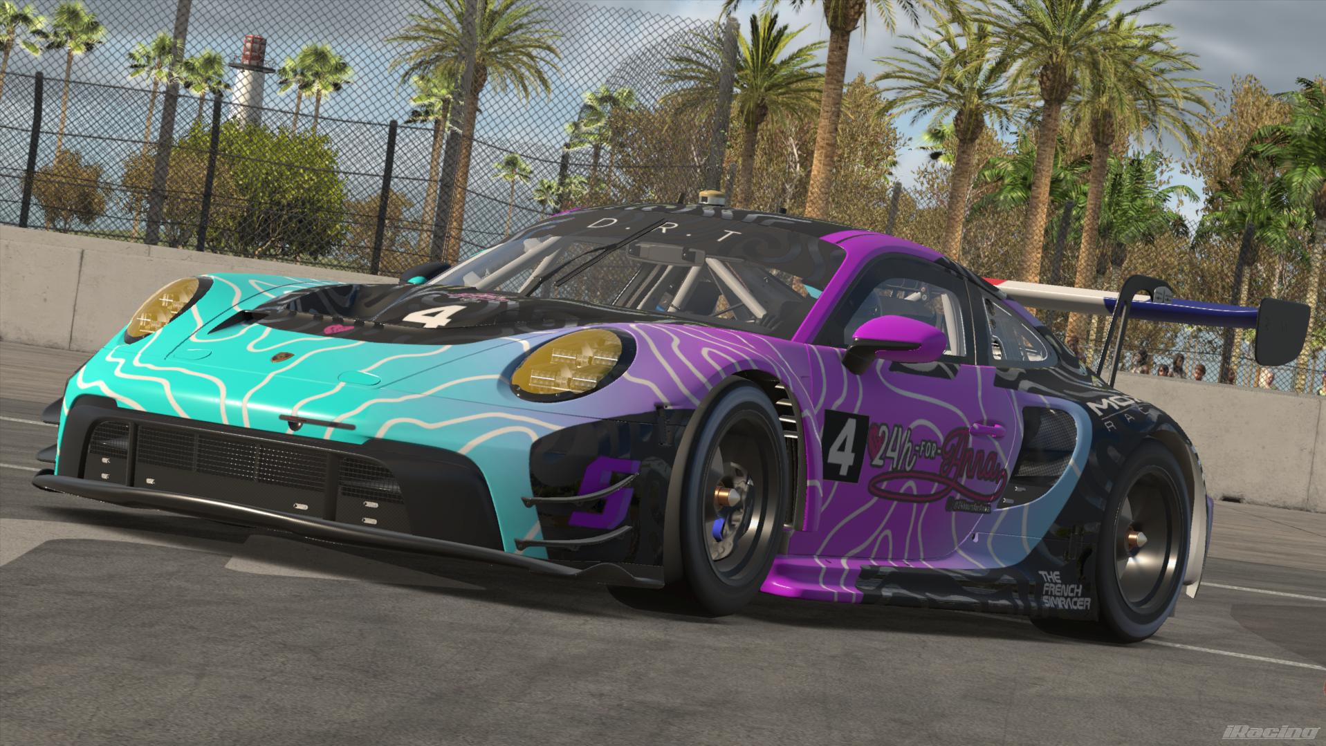 Preview of DRT livery for the 24hrs for Anna 2026 (Porsche 992 GT3) by Yanis L.