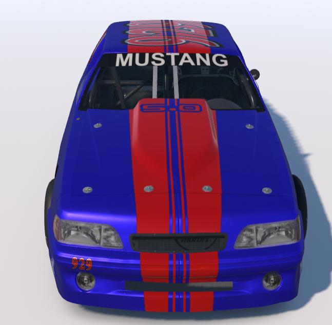 Preview of Cobra II - Blue with Red Stripes by Uwe Hale