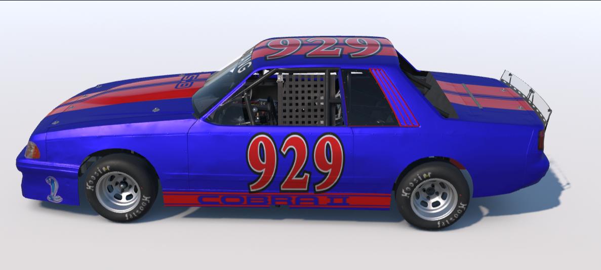 Preview of Cobra II - Blue with Red Stripes by Uwe Hale