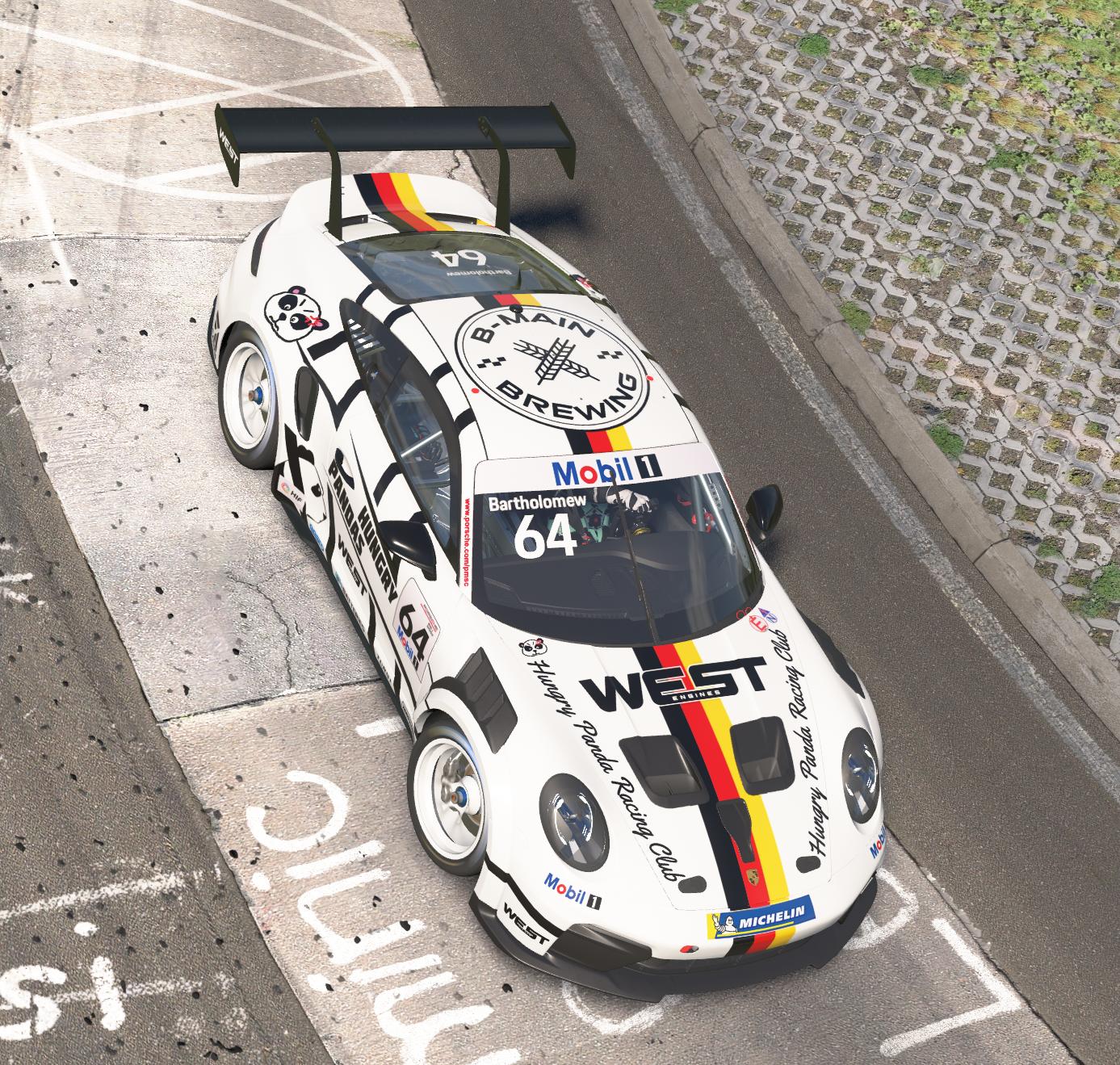 Preview of Hungry Panda/West Engines 911 Cup (992mk.II) by Brent Bartholomew