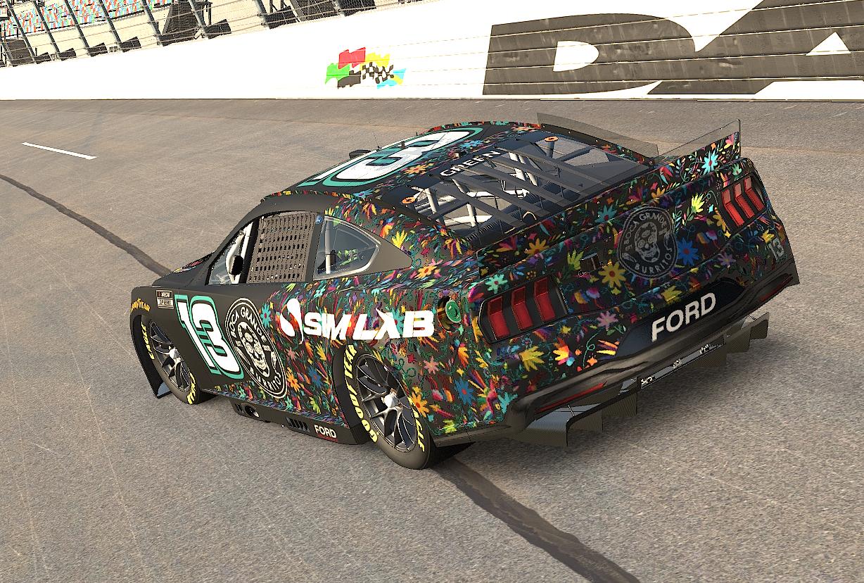 Preview of NASCAR NG Ford Mustang Boca Grande Burritos/Simlab by Chase Green
