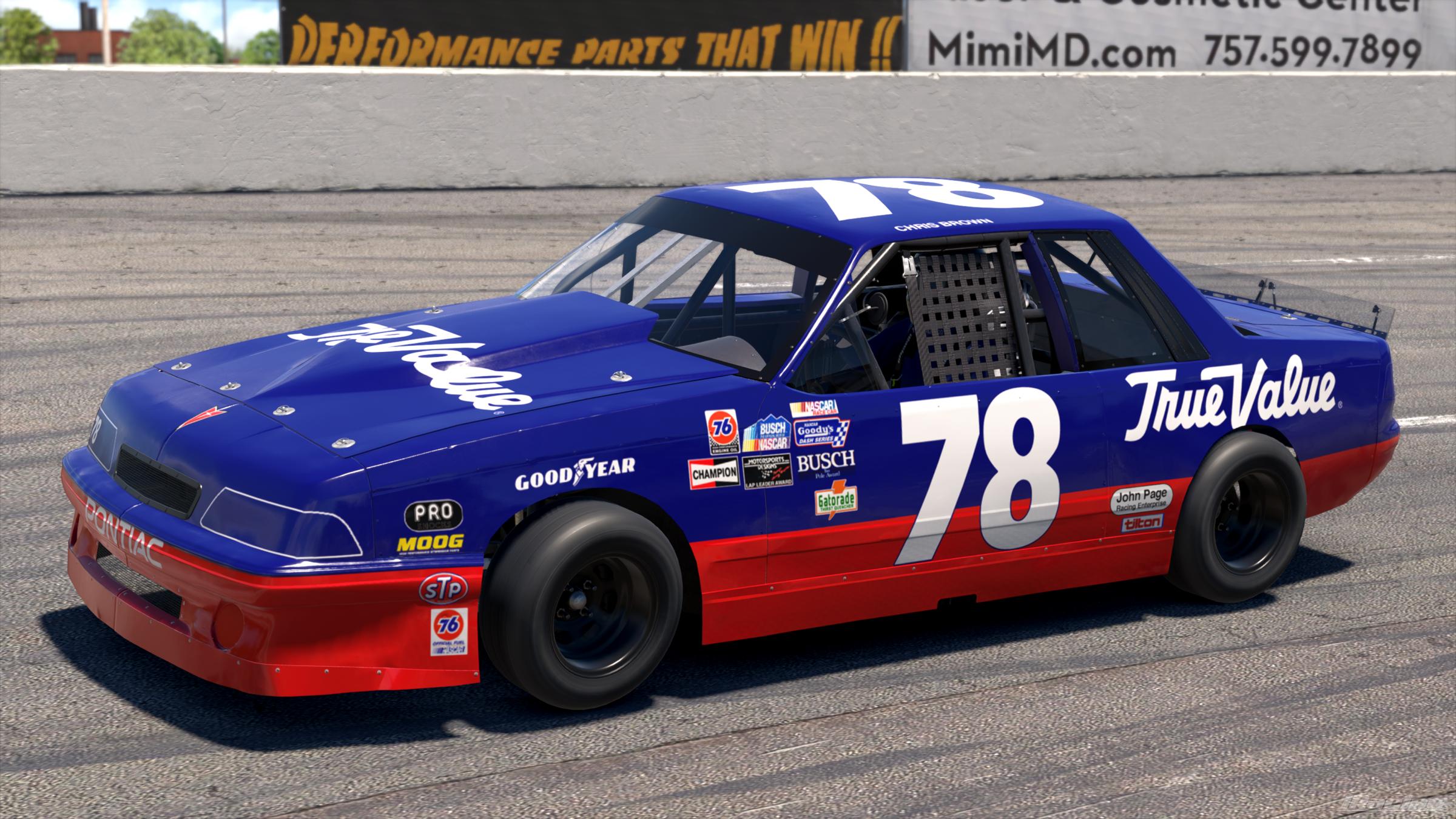 Preview of 1995 Chris Brown True Value Pontiac - Stamped by Vincent Giacalone