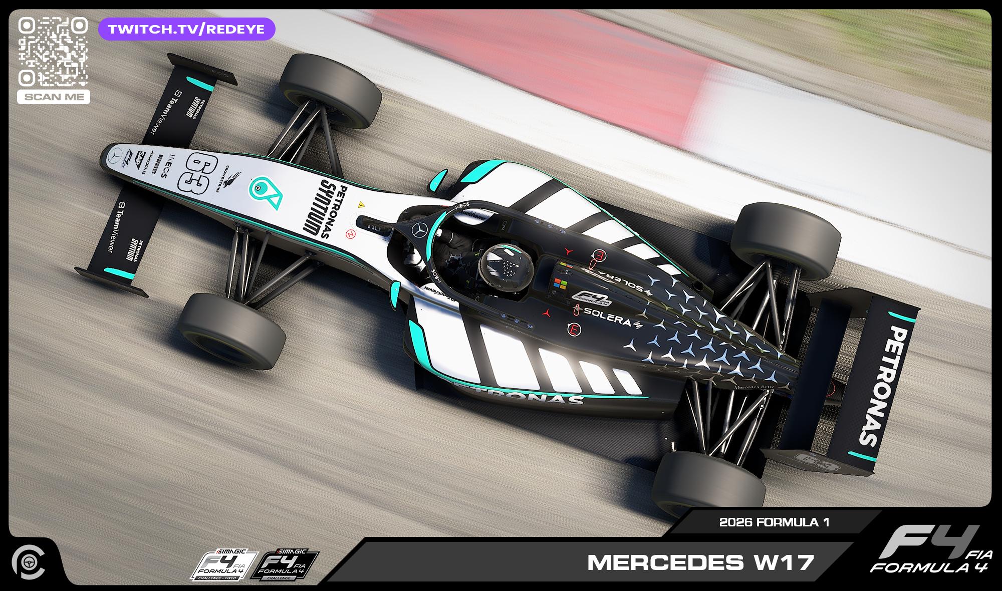 Preview of 2026 Mercedes W17 for F4 by Paul R Chaloner