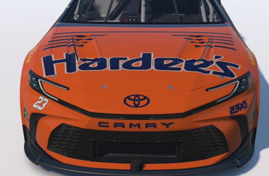 Preview of Bubba Wallace - Hardees Throwback Concept - Days of Thunder Russ Wheeler by Gary G.