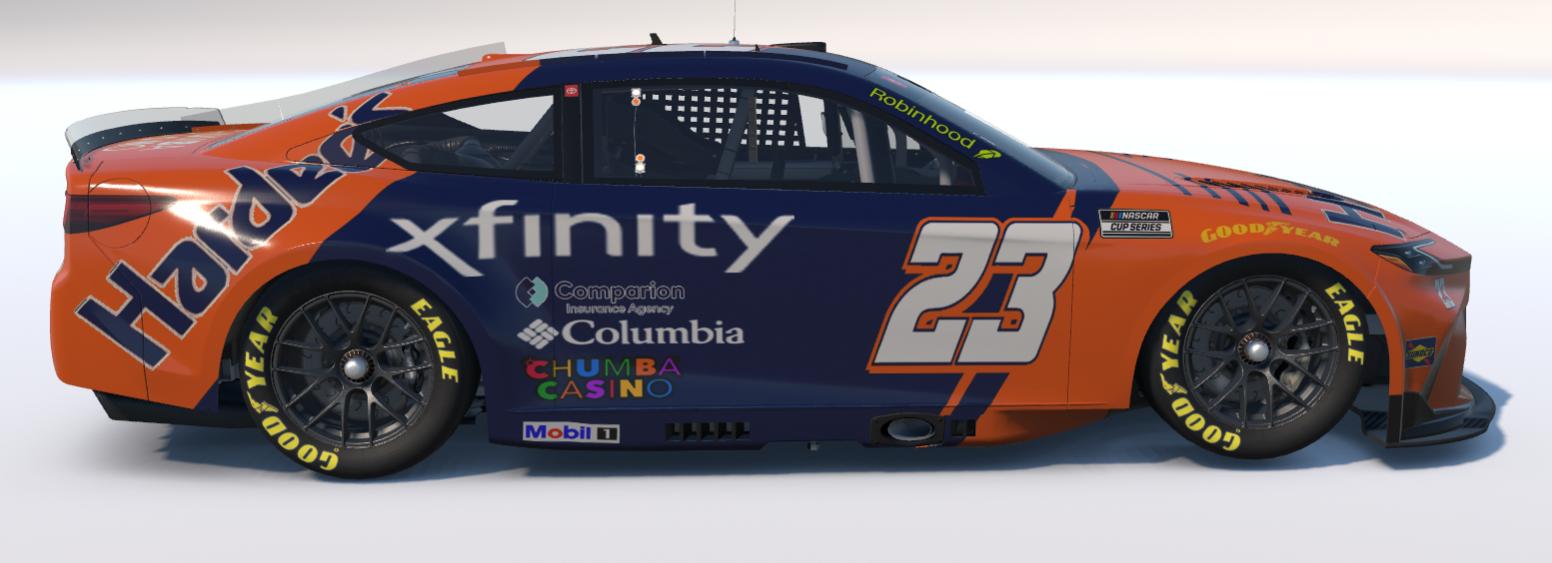 Preview of Bubba Wallace - Hardees Throwback Concept - Days of Thunder Russ Wheeler by Gary G.