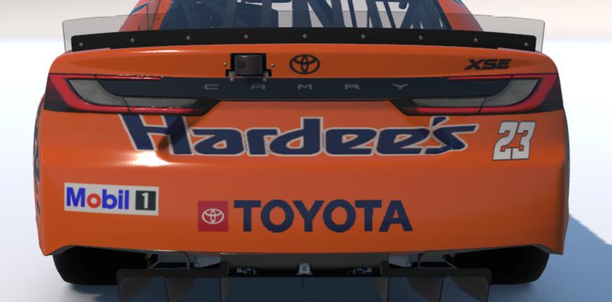 Preview of Bubba Wallace - Hardees Throwback Concept - Days of Thunder Russ Wheeler by Gary G.