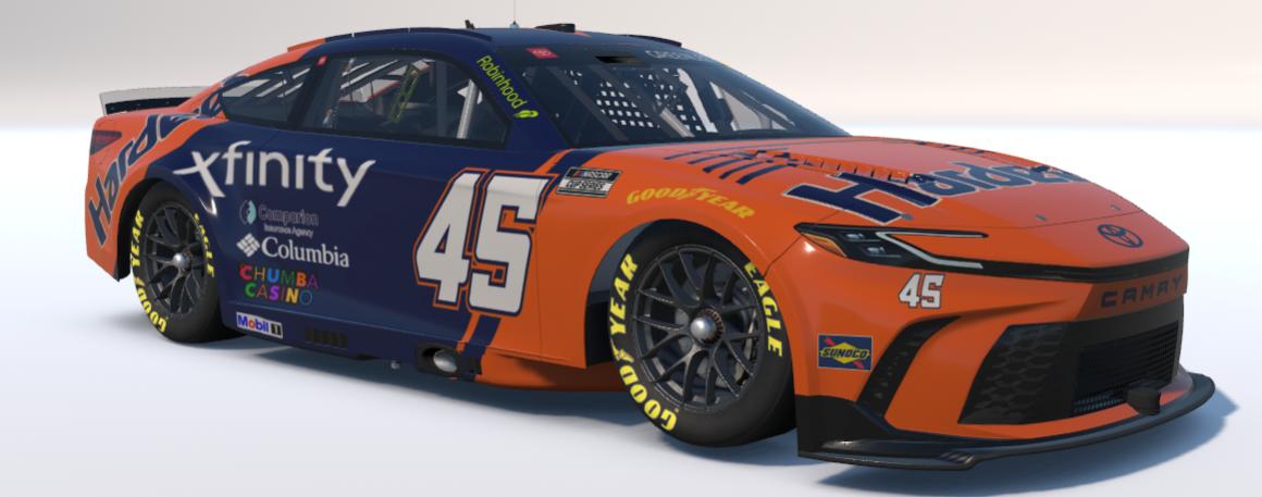 Preview of Tyler Reddick - Hardees Throwback Concept - Days of Thunder Russ Wheeler by Gary G.