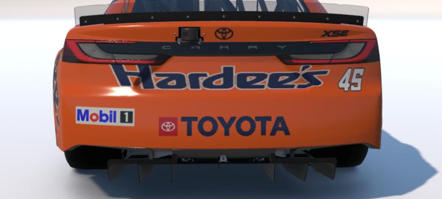 Preview of Tyler Reddick - Hardees Throwback Concept - Days of Thunder Russ Wheeler by Gary G.