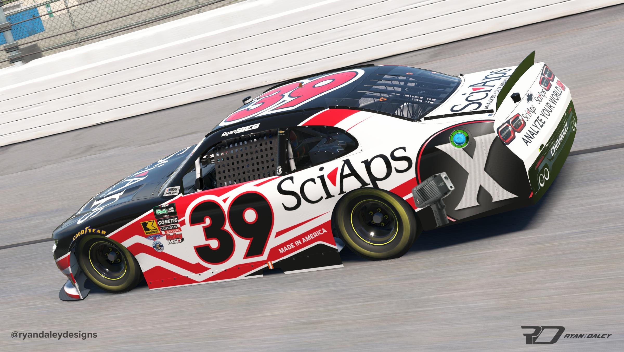 Preview of Official 2026 #39 Ryan Sieg SciAps No Numbers by Ryan Daley