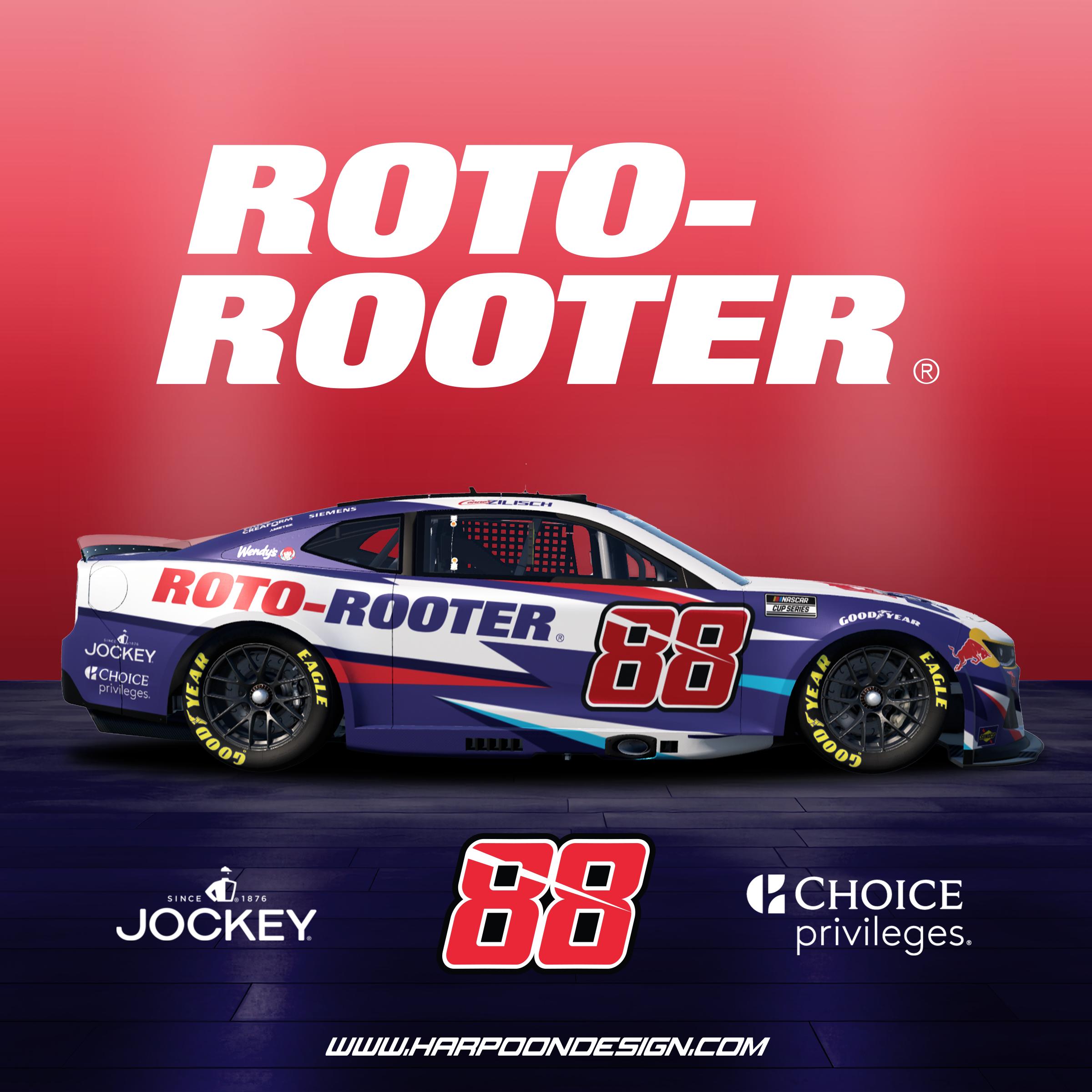 Preview of 2026 Connor Zilisch Roto Rooter Chevrolet Nextgen by Brantley Roden