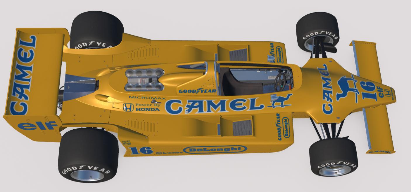Preview of Ayrton Senna  Lotus Honda CAMEL no # by Donald W.