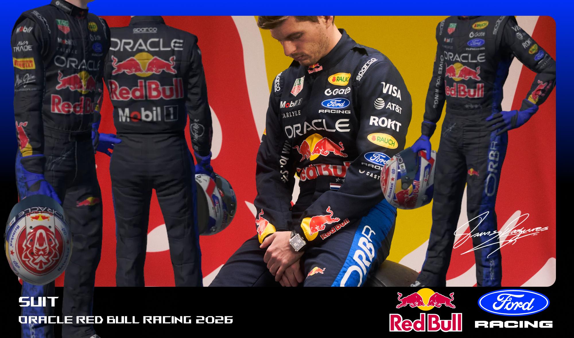 Preview of Offical Suit Oracle Red Bull Racing 2026 - Ford Racing - ORBR by Dans R.