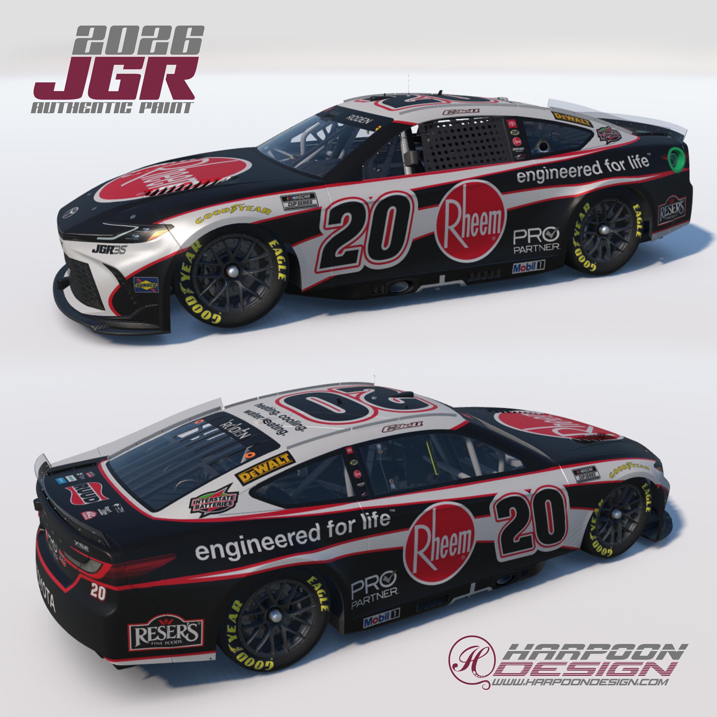 Preview of 2026 Christopher Bell Rheem Camry by Brantley Roden