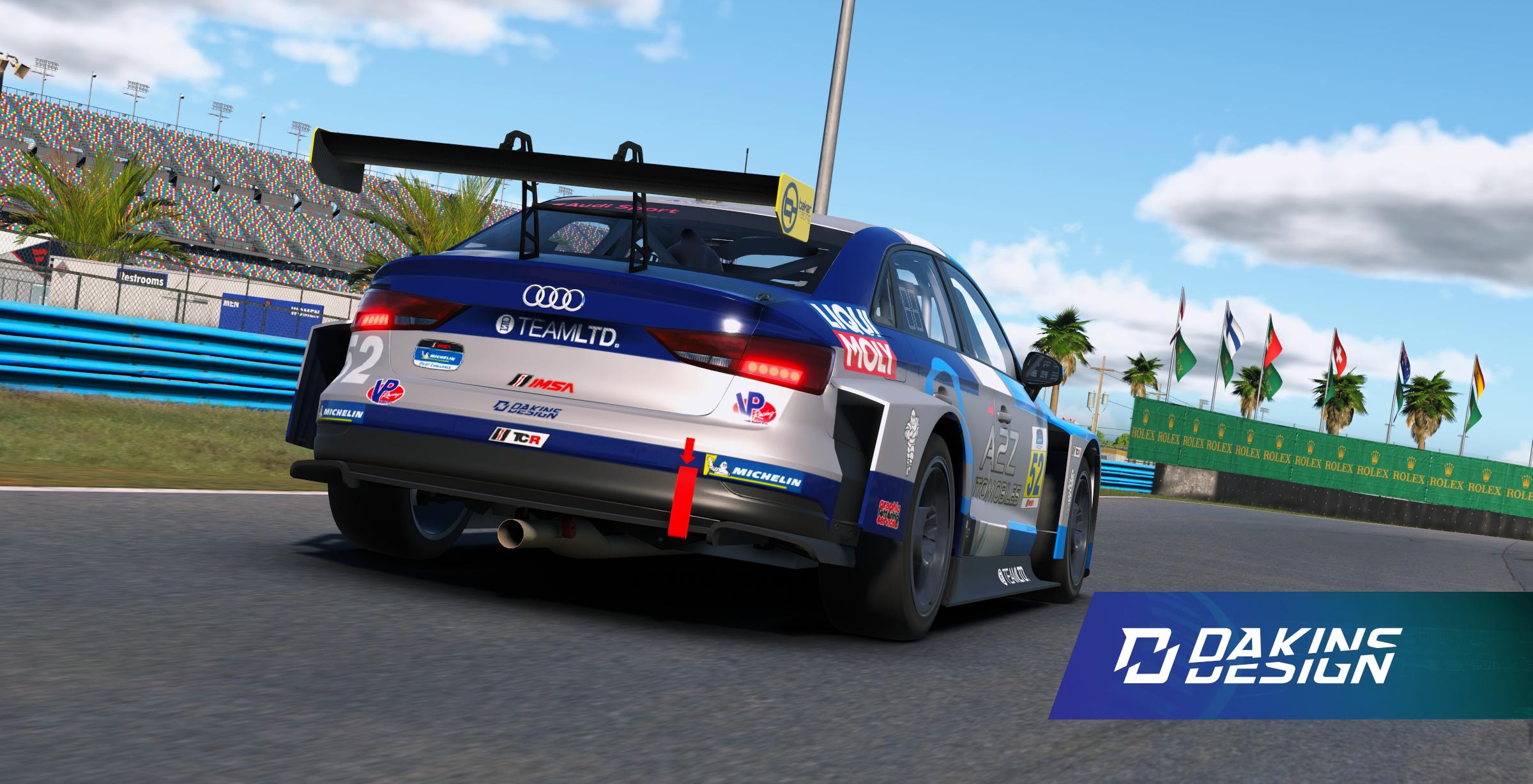 Preview of OFFICIAL 2026 #52 Baker Racing x A2Z Automobiles/LIQUI MOLY IMSA Michelin Pilot Challenge Audi RS3 TCR by Jason Dakins