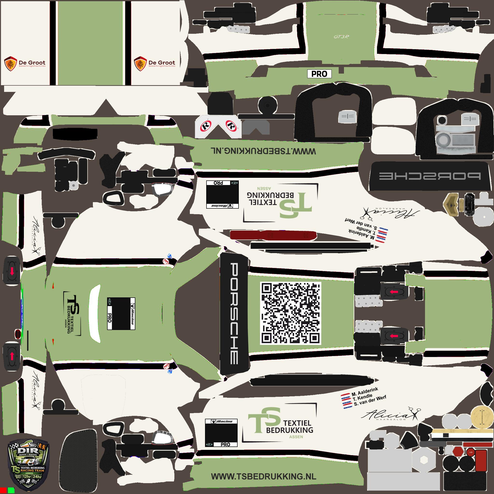 Preview of Porsche 992r GT3 DIR V6 by Tim Kendle