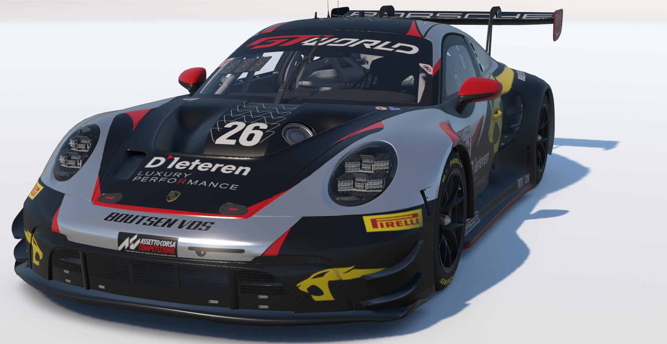 Preview of Boutsen VDS 2026 Livery for GT World Challenge Europe by Keith Archer