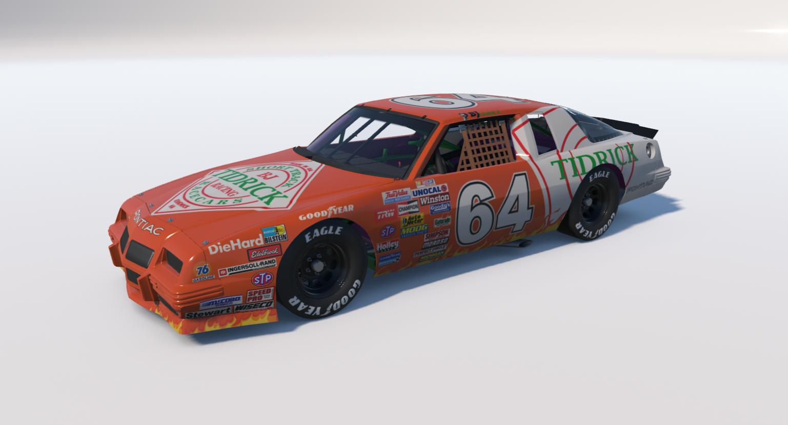 Preview of BJ Tidrick Fantasy 1987 NASCAR Scheme by Eric Johnson Jr