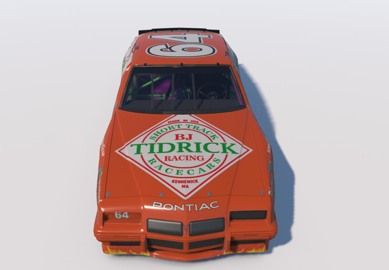 Preview of BJ Tidrick Fantasy 1987 NASCAR Scheme by Eric Johnson Jr