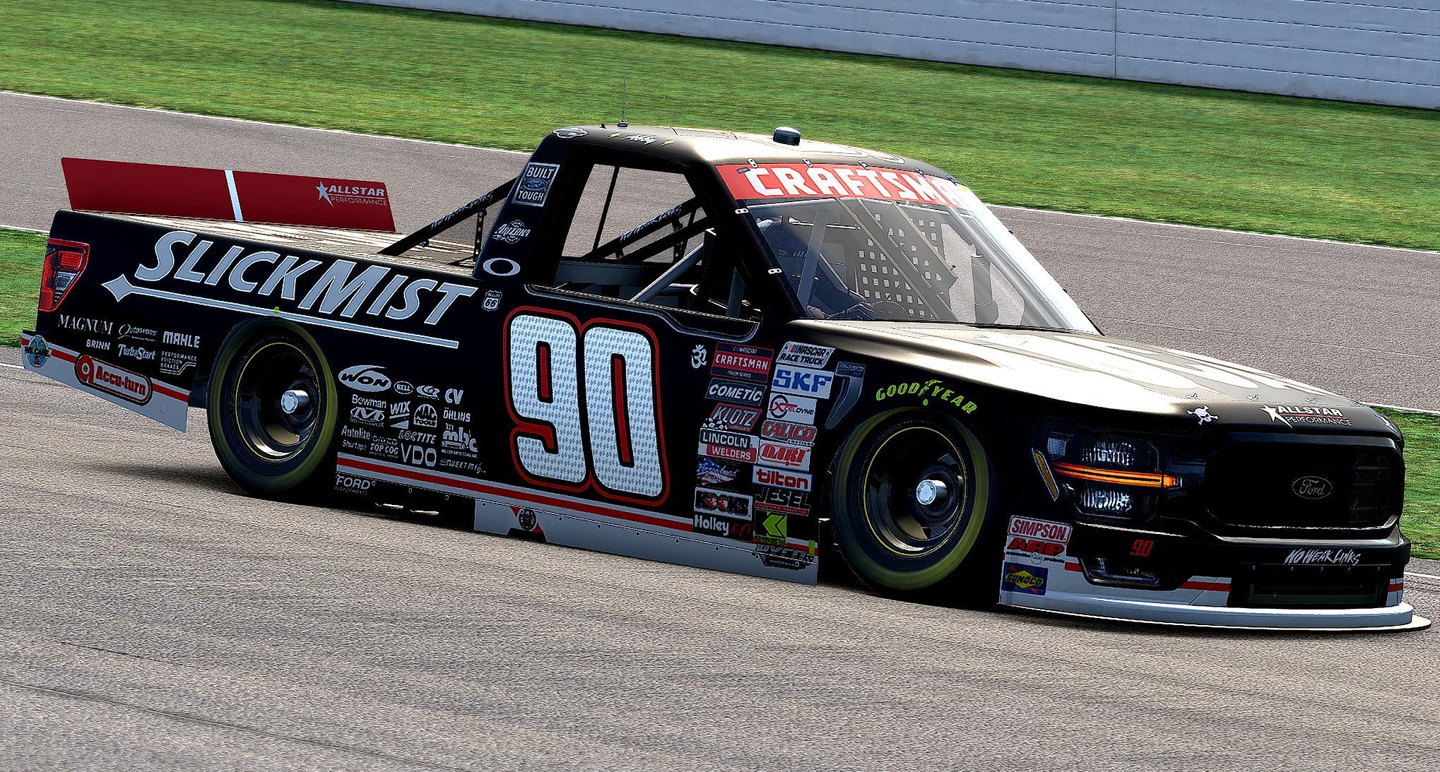 Preview of #90 Scott Bloomquist Lucas 2002 (what if) / 2026 Craftsman Truck / Donlavey Racing "Gungnir" by Abigail von Exner