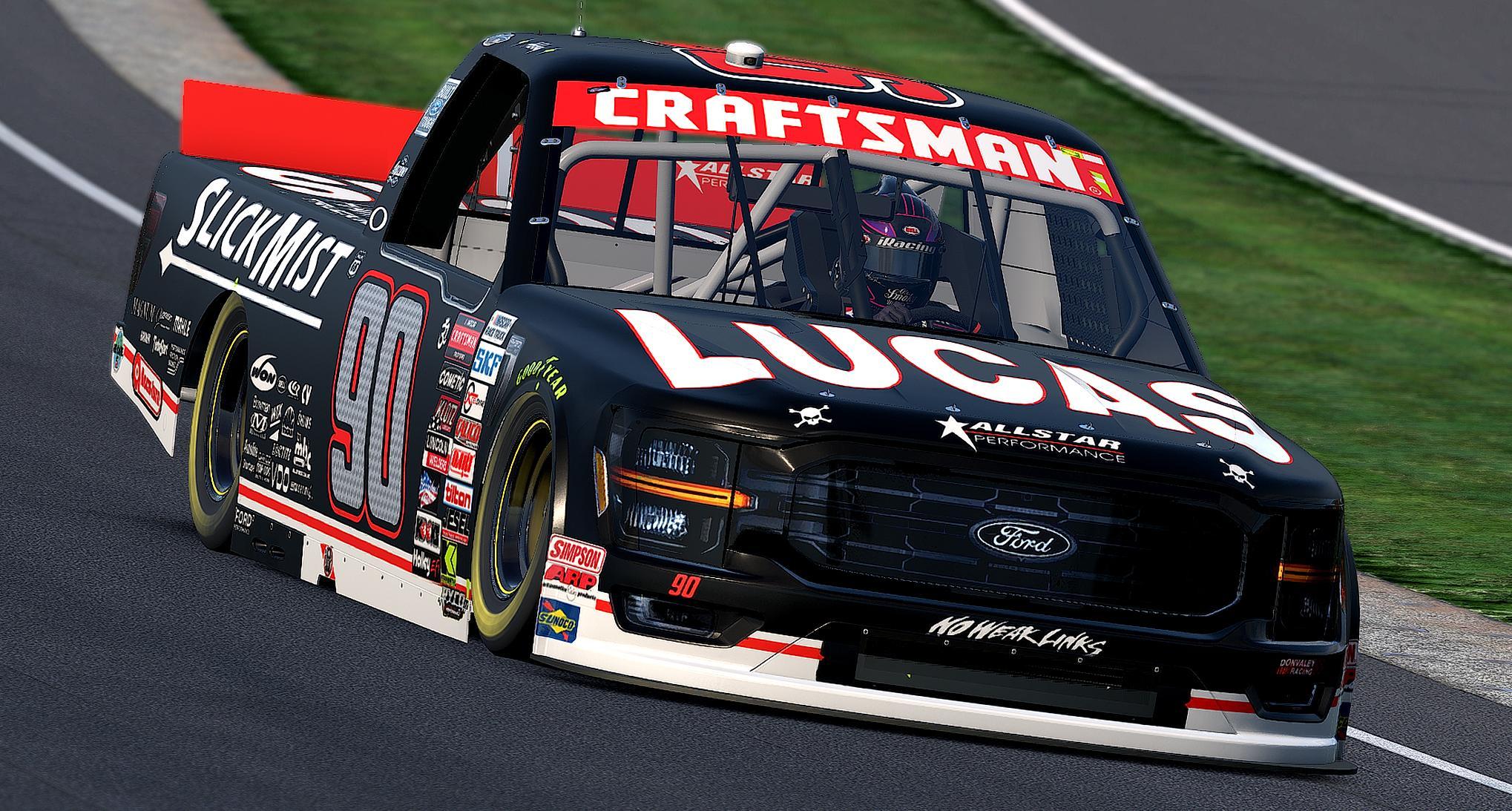 Preview of #90 Scott Bloomquist Lucas 2002 (what if) / 2026 Craftsman Truck / Donlavey Racing "Gungnir" by Abigail von Exner