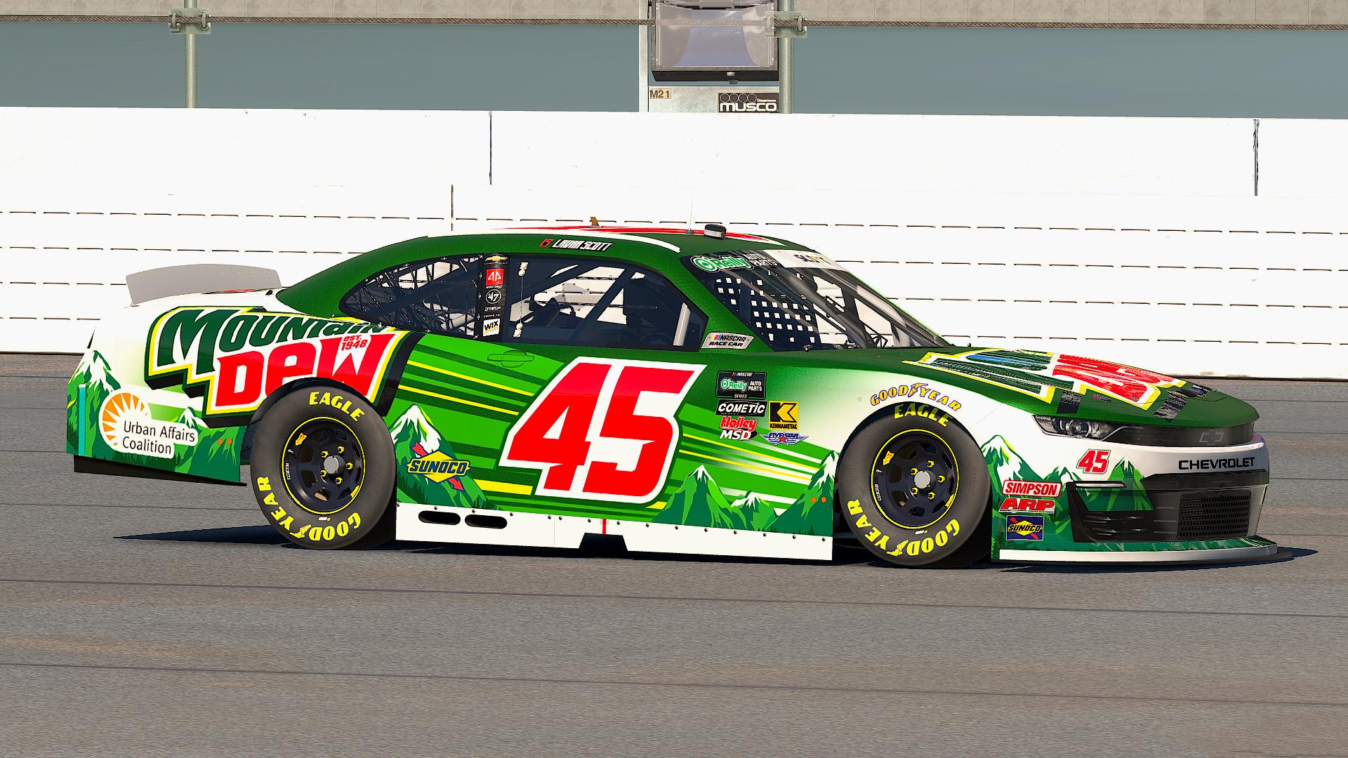 Preview of Lavar Scott 45 Mountain Dew Concept by Skyler Fox4