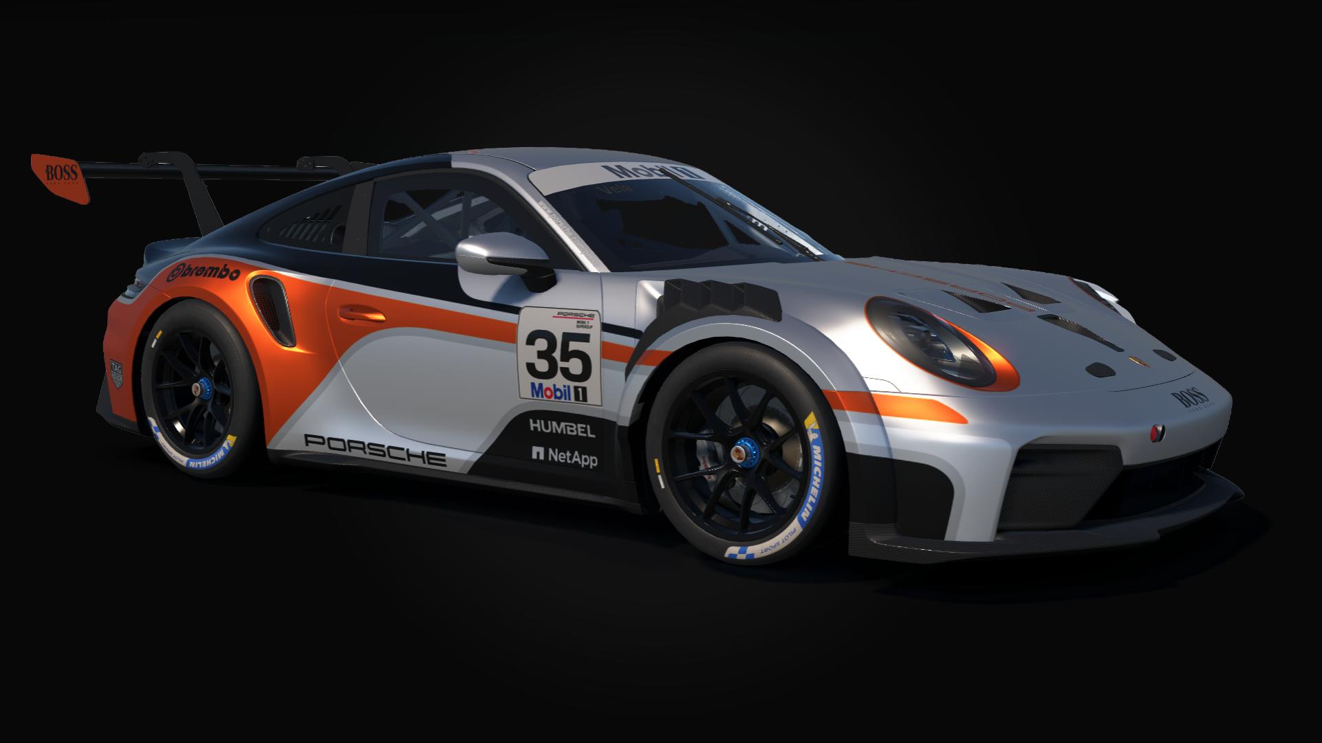 Preview of Porsche Cup 992.2 - Silver and Orange by Enrique V.