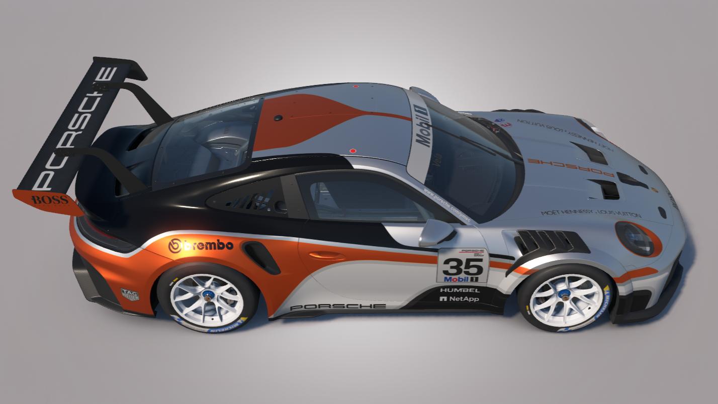 Preview of Porsche Cup 992.2 - Silver and Orange by Enrique V.