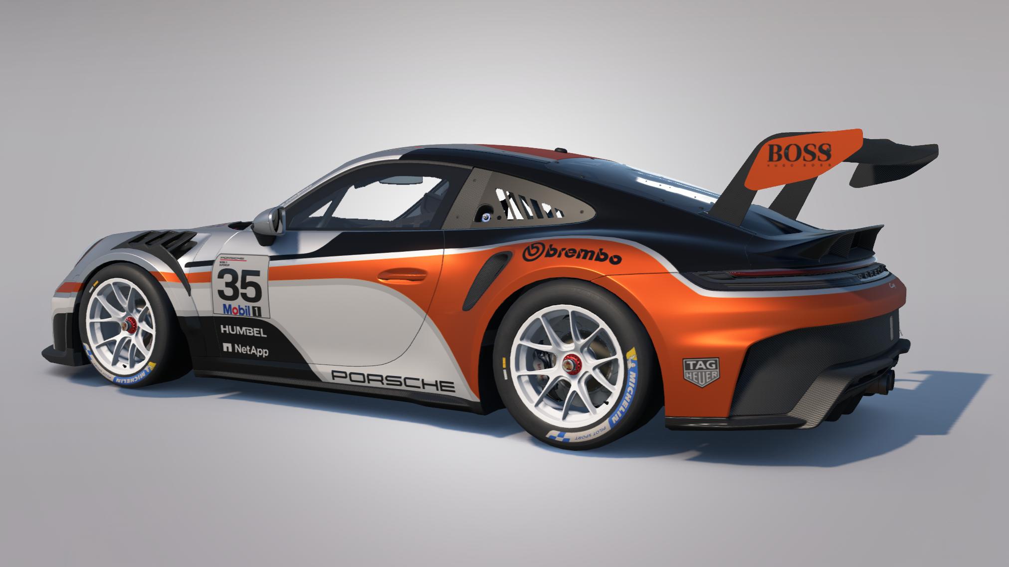 Preview of Porsche Cup 992.2 - Silver and Orange by Enrique V.