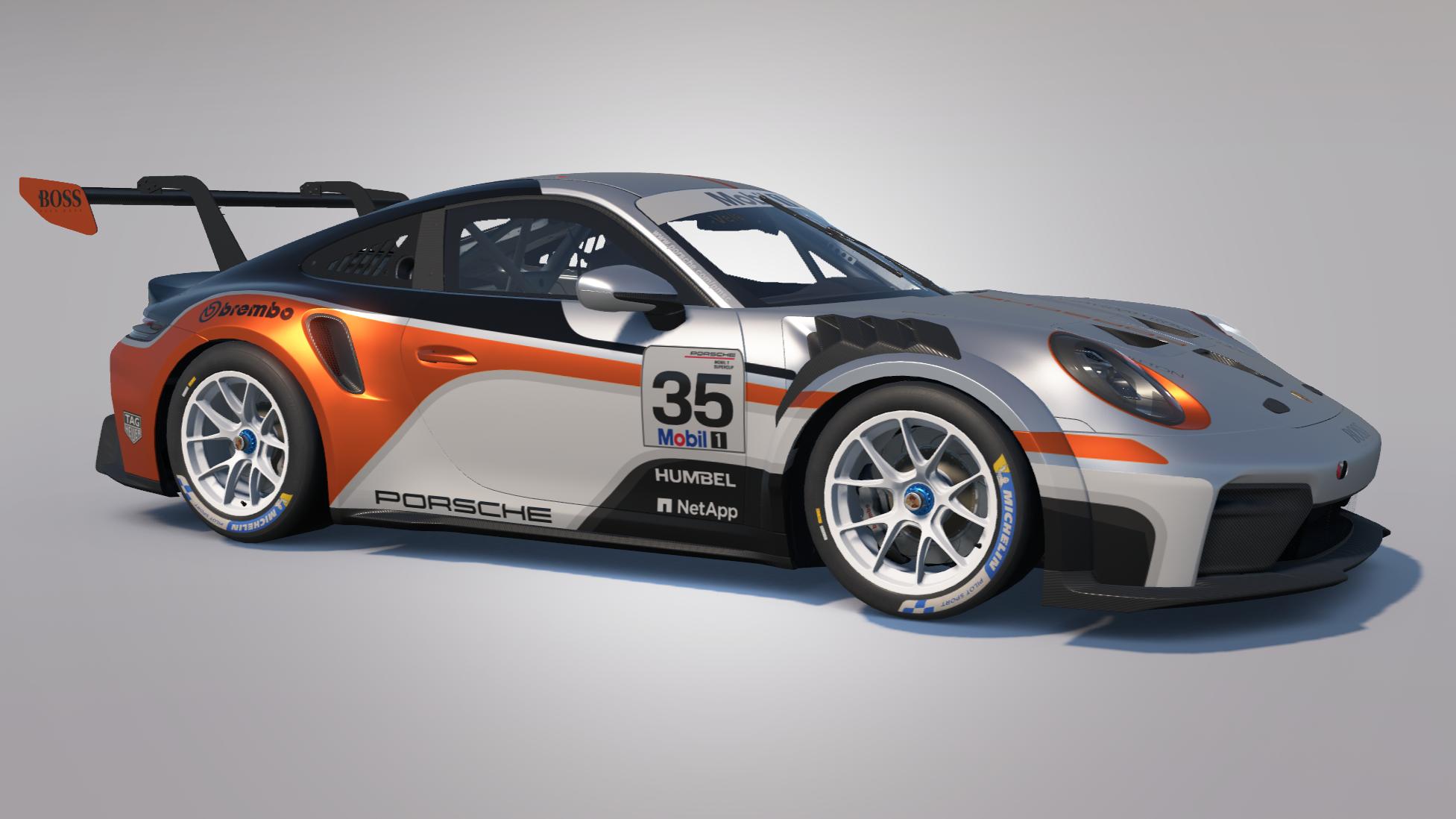 Preview of Porsche Cup 992.2 - Silver and Orange by Enrique V.