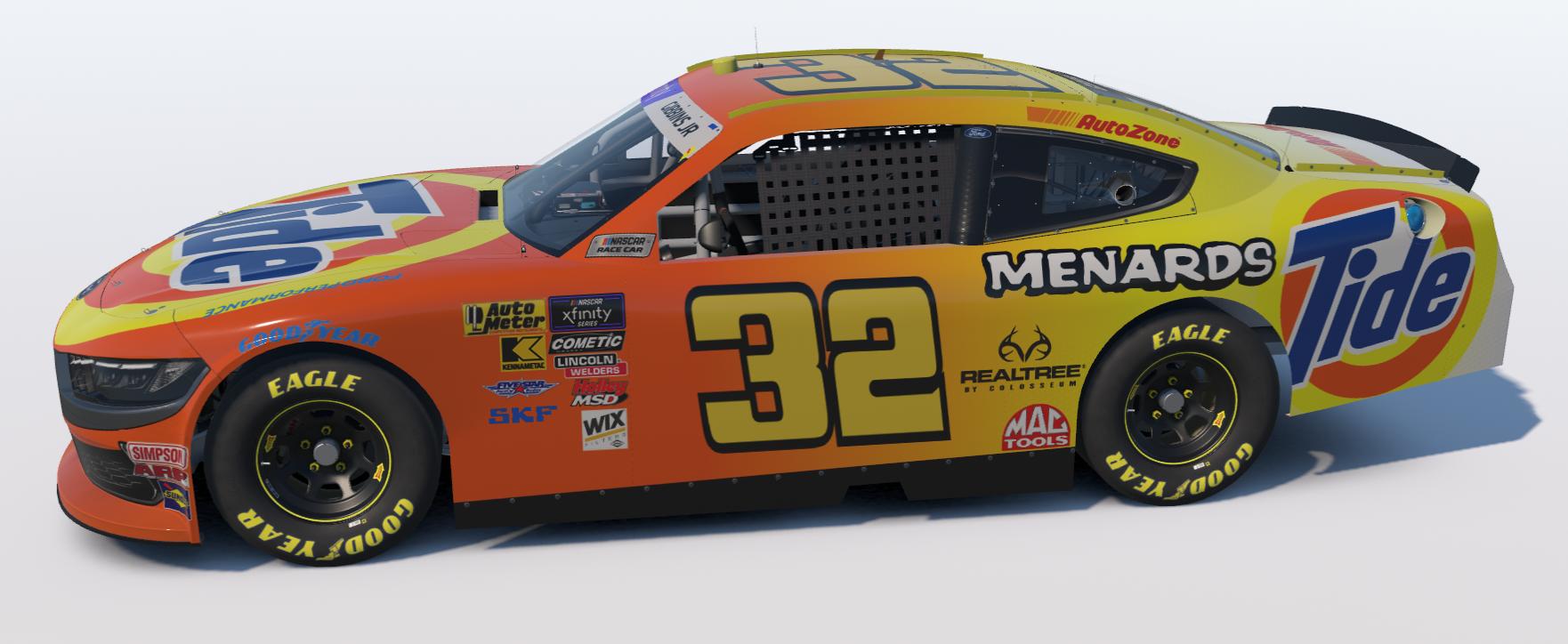 Preview of Tide XFINITY Ford Mustang by Elijah Gibbins J.