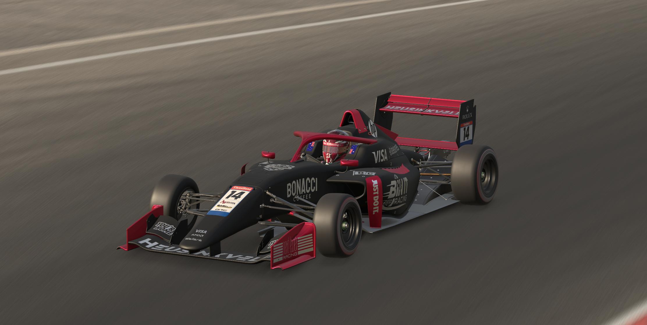 Preview of Bonacci - Matte Black & Metallic Crimson by Sam Mort