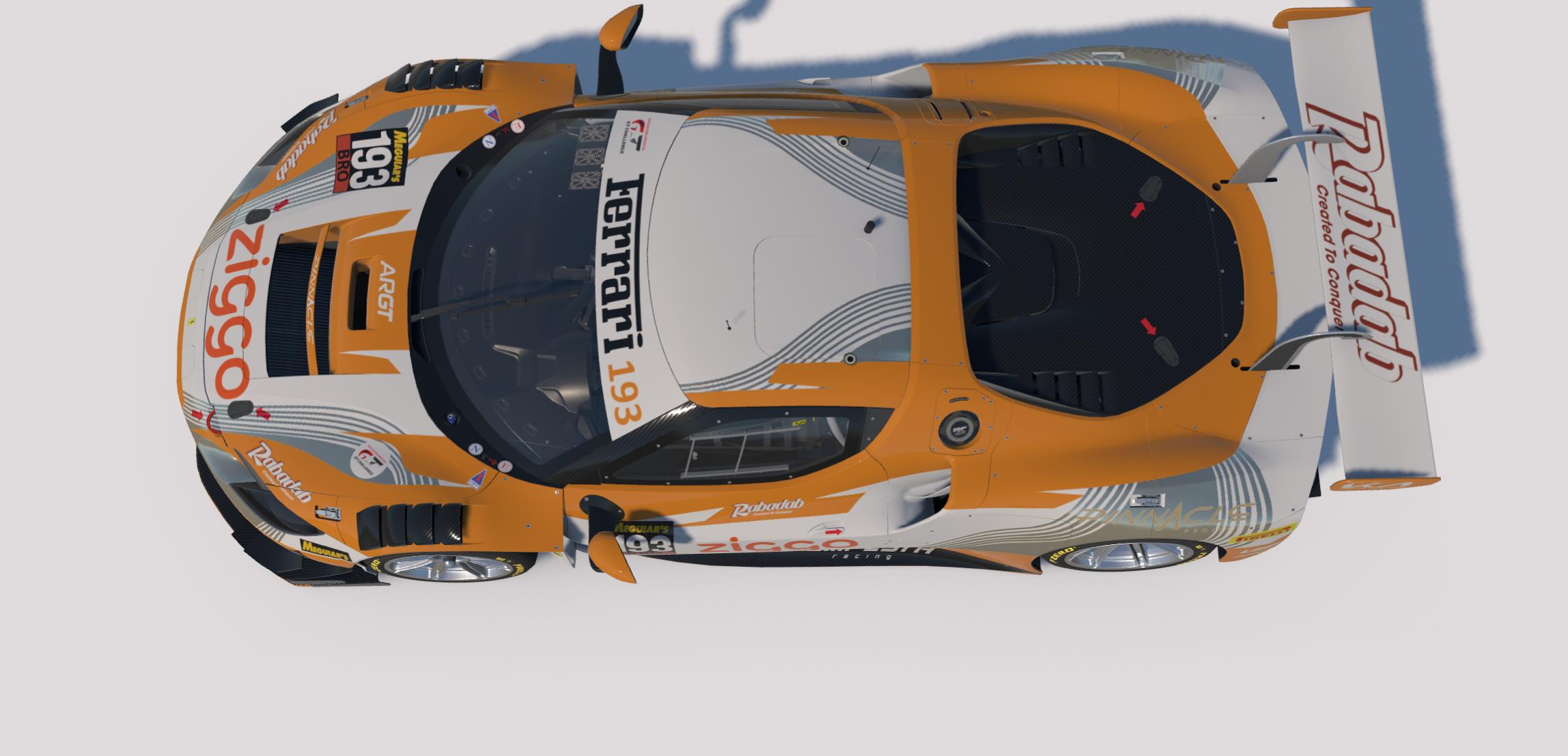 Preview of Ziggo Tempesta Racing 2026 Bathurst 12H Car #193 Ferrari 296 GT3 by Keith Archer