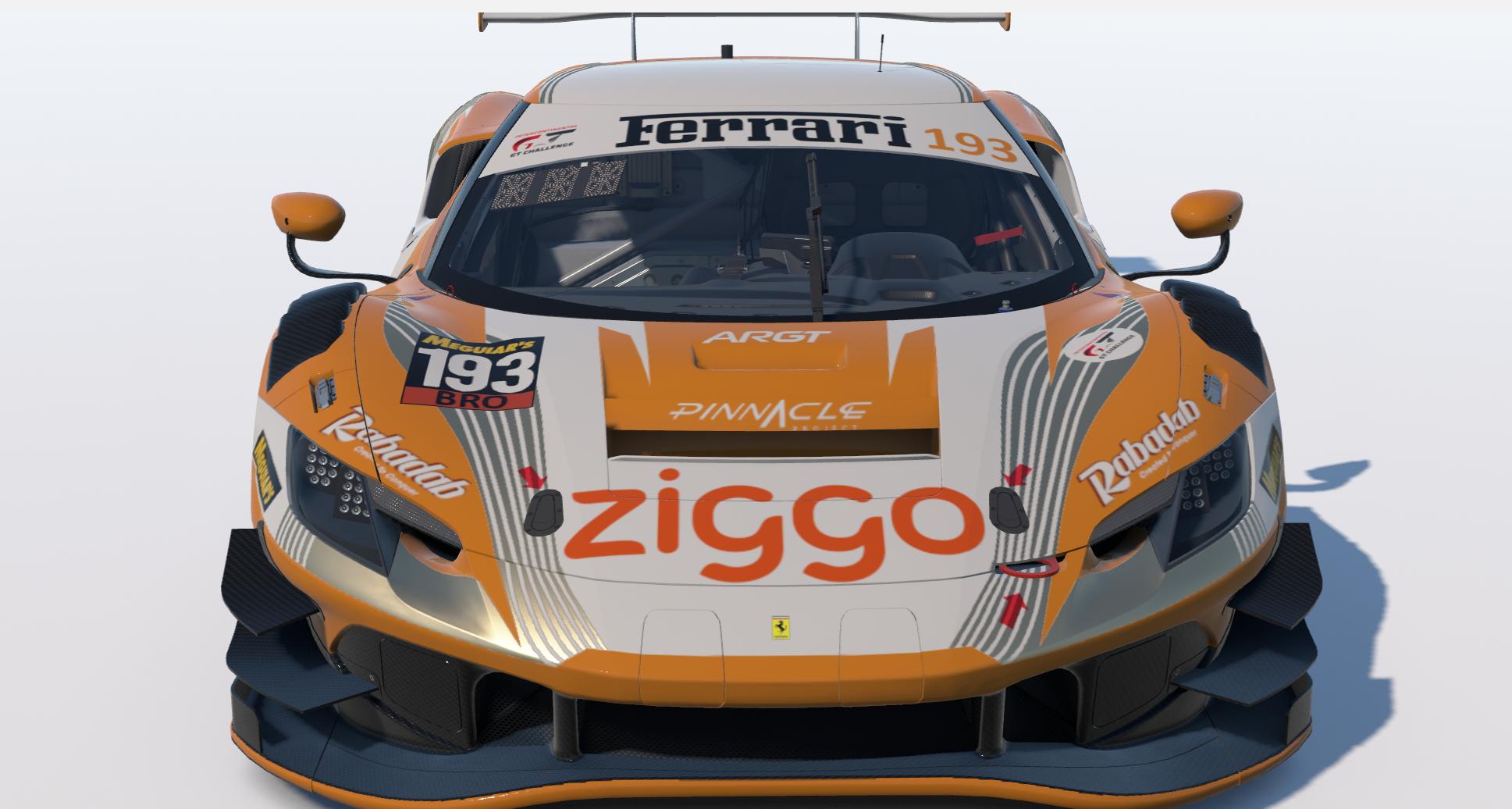 Preview of Ziggo Tempesta Racing 2026 Bathurst 12H Car #193 Ferrari 296 GT3 by Keith Archer