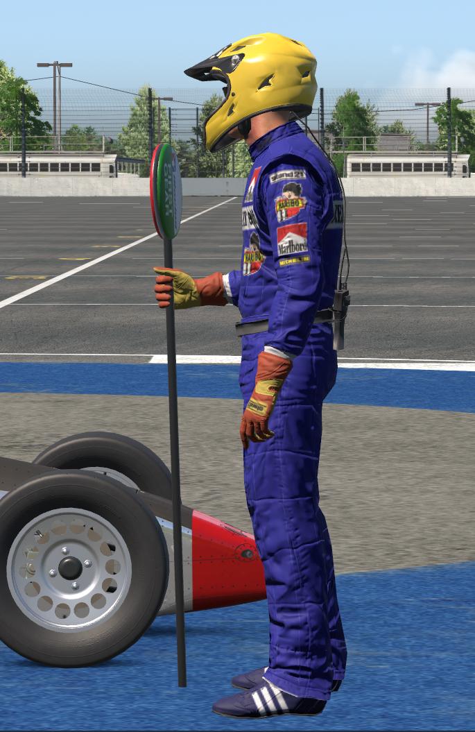 Preview of 1983 Renault F1 drivers suit by Bruce Funderburg