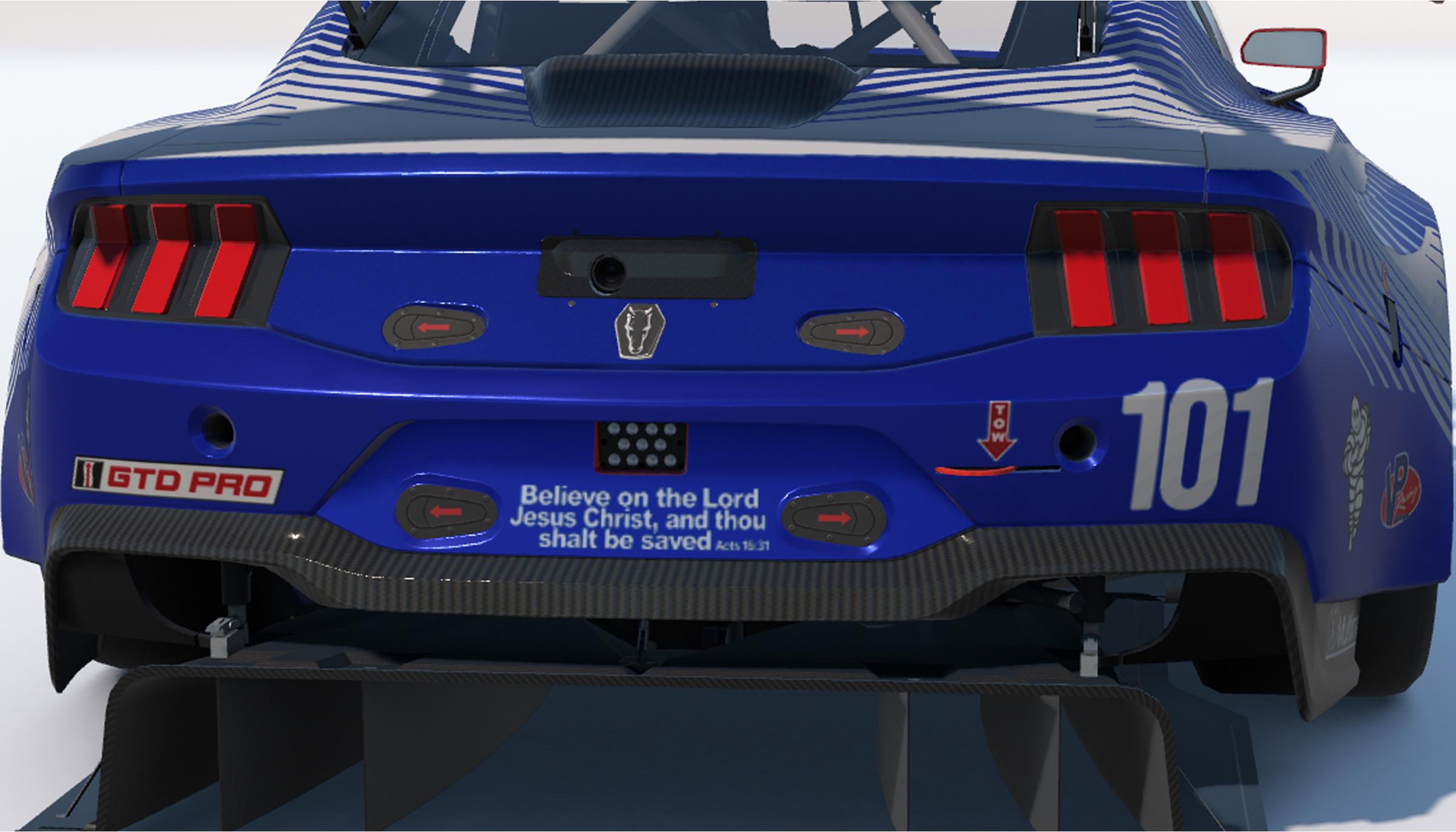 Preview of My Jesus saves 2026 Dark Horse GT3  by Marshall W.